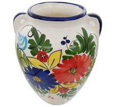 Spanish ceramic hanging urn - ceramic,