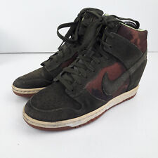 Nike Womens Trainers UK 4 EU 37.5 Dunk Sky Hi Print Camo Cargo Trainers  Wedge