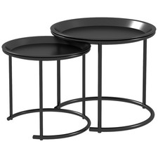 HOMCOM Nesting Tables Set of