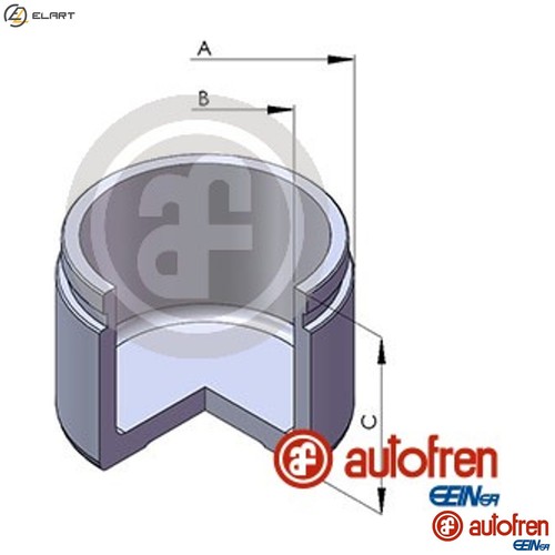 Piston brake caliper d025395 - piston,