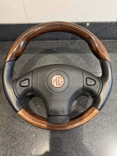 Mgf wood steering wheel - mgf, tf