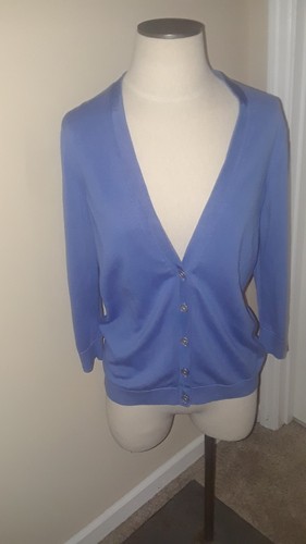 Talbots cornflower blue neck - talbots,