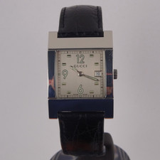 Gucci 7700M Watch Silver Dial