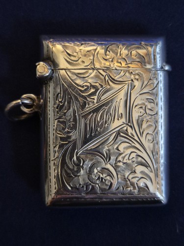 Solid silver pocket - pocket, case