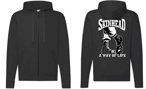 Skinhead zip hoody boots way - zip,