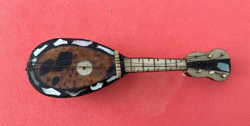 Vintage miniature mandolin - vintage,  miniature