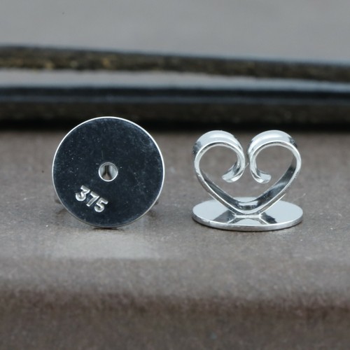 Genuine 9ct solid white gold - 9ct,