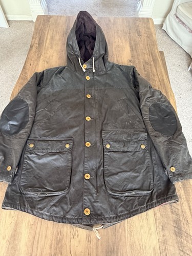 Barbour game wax parka jacket - barbour,