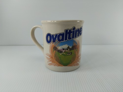 Ovaltine vintage mug porcelain - vintage,