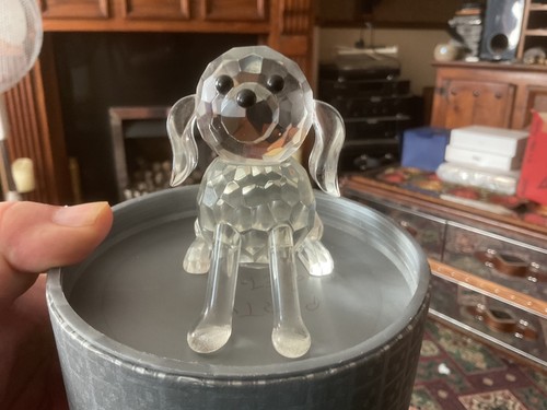 Crystal dog inch high - inch,