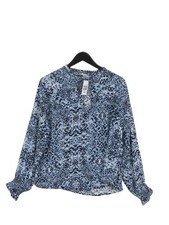 Lily And Lionel Women's Blouse XS Blue 100% Viscose Basic