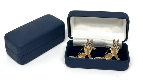 German shepherd cufflinks - german,