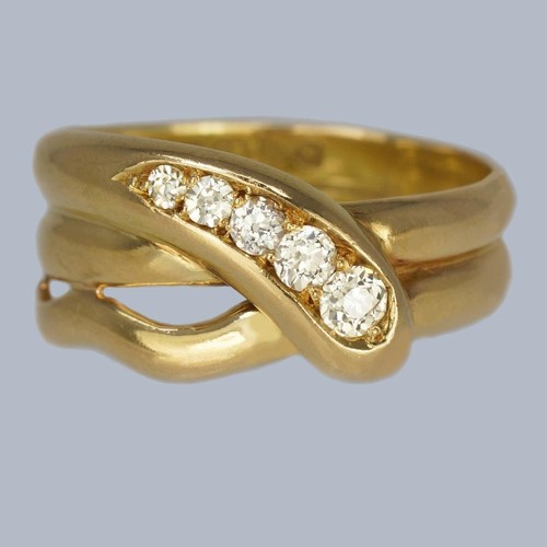 Victorian 18ct gold diamond - 18ct,