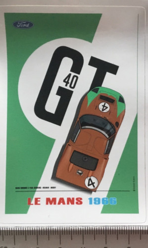 Sticker decal ford gt40 - decal,, gt40,