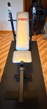 York Fitness Folding Fitness/Barbell/Weight Bench, Home Gym,