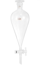 500ml Separating Funnel, Borosilicate Glass Separatory Funnel with 24/29 Joints