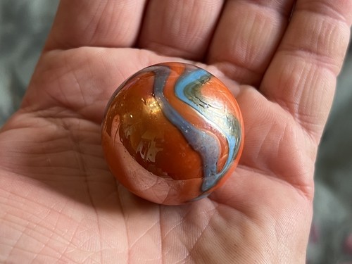 Large orange blue - large, blue,