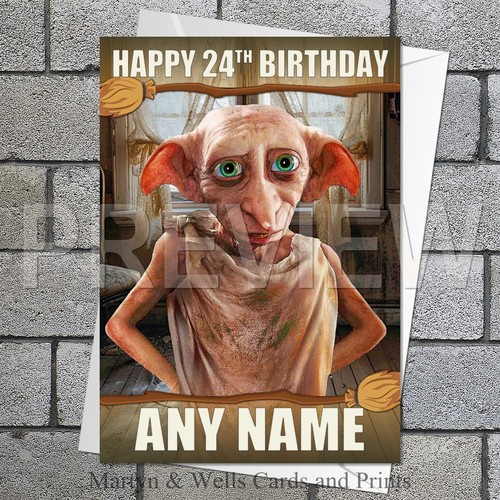 Dobby birthday card - ., 5x7
