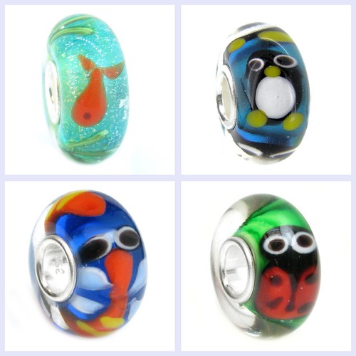Bug fish penguin - bug, lampwork