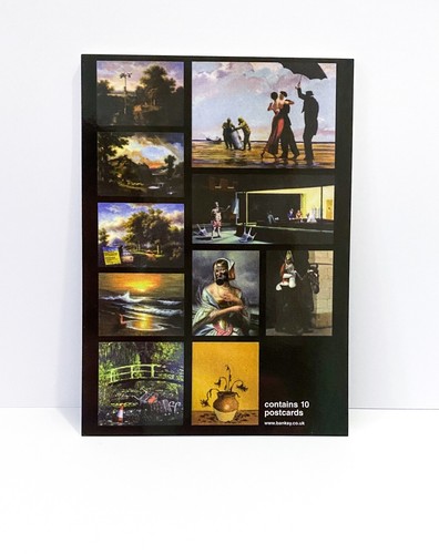 Banksy postcards set crude - postcards,