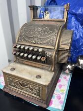 ? Antique Brass National Cash Register – Stunning Collector’s Piece! ? 