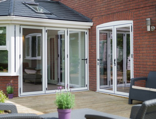 Aluminium fold doors high - aluminium, /