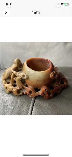 Vintage soapstone figurine - vintage,