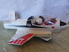 Playmobil Clip-on Jet Plane and Pilot 4342 red and white Retractable Wings
