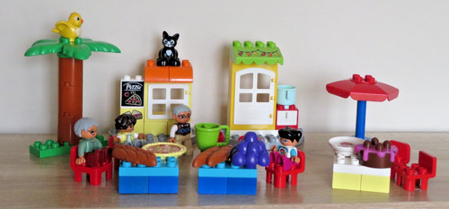 Lego duplo pizza cafe with - lego, duplo: