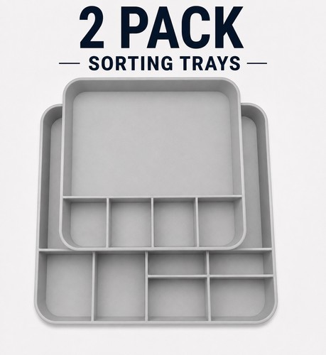 Pack sorting trays ideal for - trays,