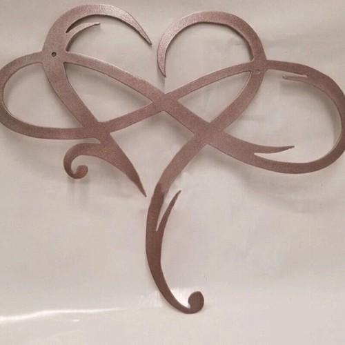 Metal infinity heart art love - infinity,