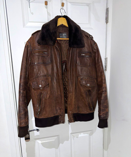 Aviatrix brown leather - aviatrix, bomber