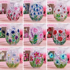 Hand Painted Gin Glasses