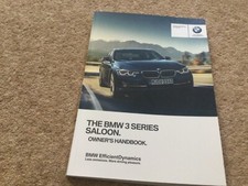 BMW 3 SERIES SALOON OWNERS MANUAL HANDBOOK ( 2015~2018) FAST POST