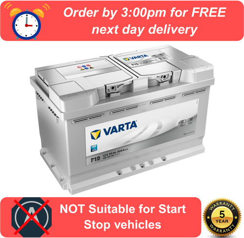 Varta silver f19 - silver, battery