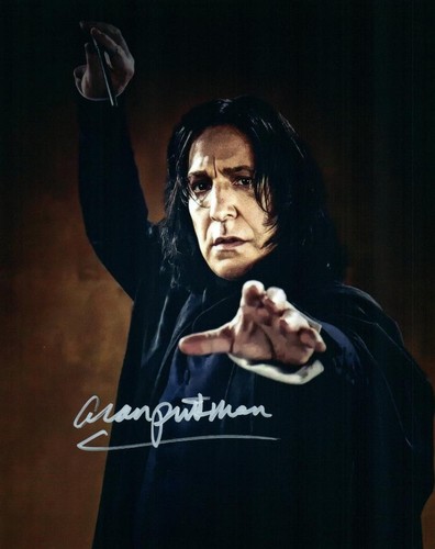 Alan rickman signed 8x10 photo - rickman,