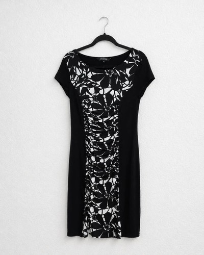 Debenhams black white - white, floral
