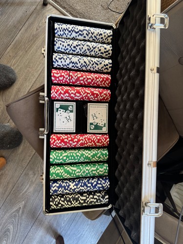 500 poker chips set - 500, 2