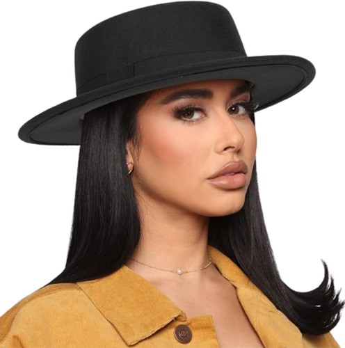 Pork pie fedora hat - pork-pie-fedora-hat, brim