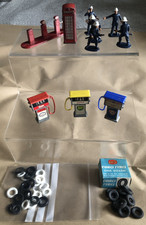 Collection of Corgi / Lesney Miscellaneous Tyres, Fuel Pumps Firemen Etc.