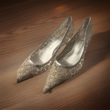 Rebeca Sanver Lace Heels UK 5