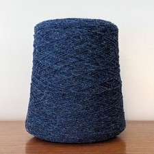 100% Pure Wool Dark Blue Yarn