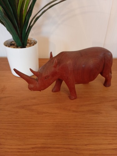 Vintage hand carved wooden - hand,