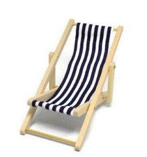 Dolls House Navy Blue Stripe