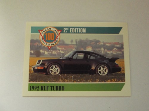 Panini dream cars - cars, "1992