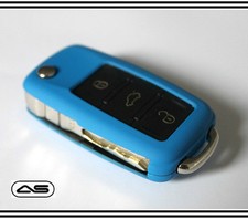 BLUE Key Cover For VW SEAT