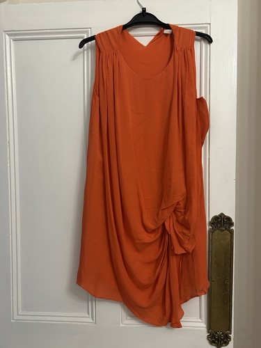 Halston heritage orange silk - orange,