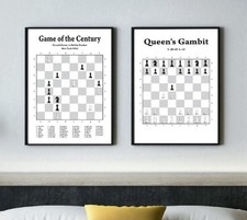 Chess Posters wall art ready