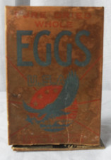 Pure Dried Whole Eggs WW2 United States Empty Ration Box For Ministry of Food