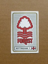 1979 Panini Football 79 - NOTTINGHAM FOREST 'Silk' Badge - Unstuck Sticker #279